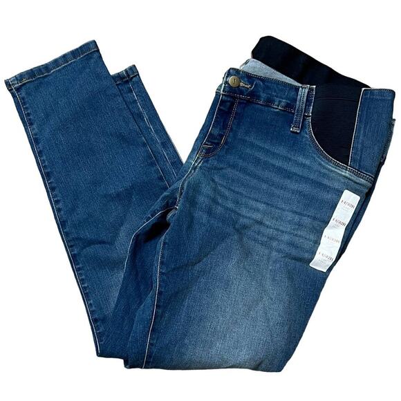 Isabel Maternity Medium Wash Under Belly Maternity Jeggings - Size 14 - NWT - Picture 1 of 10